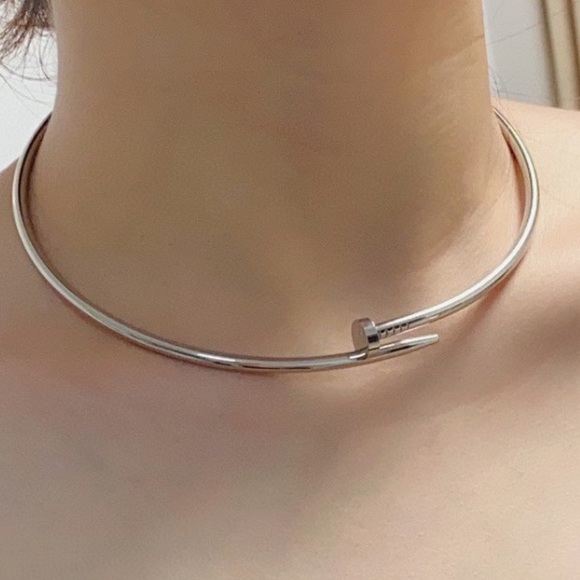 Nail Choker Luxury Necklace - Picture 5 of 13